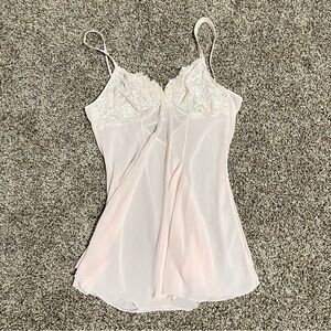 Secret Treasures Light Pink Babydoll Lingerie